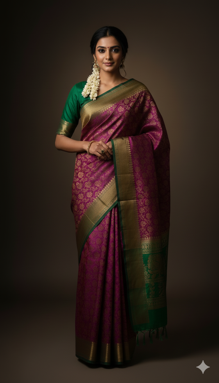 Embroidered Saree